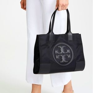 TORY BURCH Tote Bag in Nylon and Faux Leather